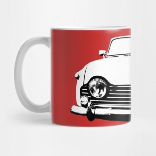 Triumph TR250 1960s British classic car monoblock black/white Mug